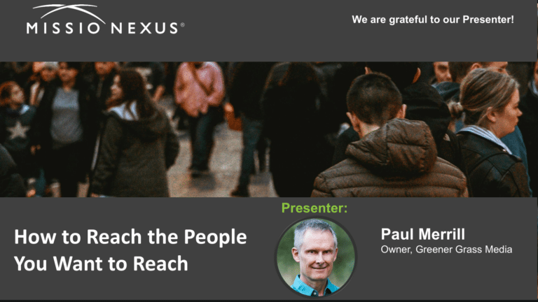 Webinar: How to Reach the People You Want to Reach