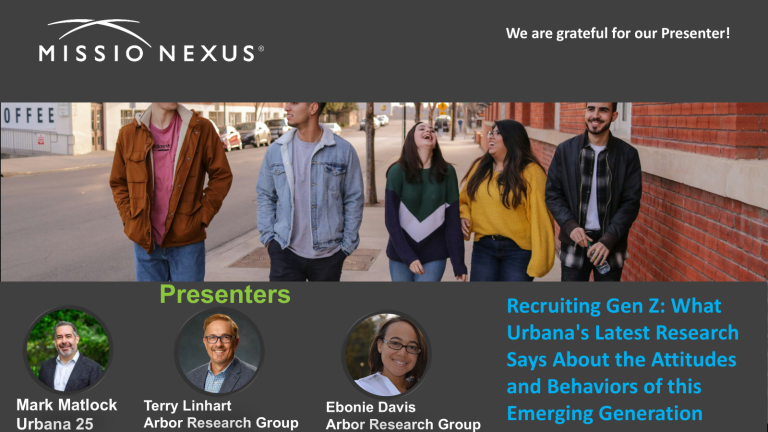 Webinar: Recruiting Gen Z: What Urbana’s Latest Research Says About the Attitudes and Behaviors of this Emerging Generation