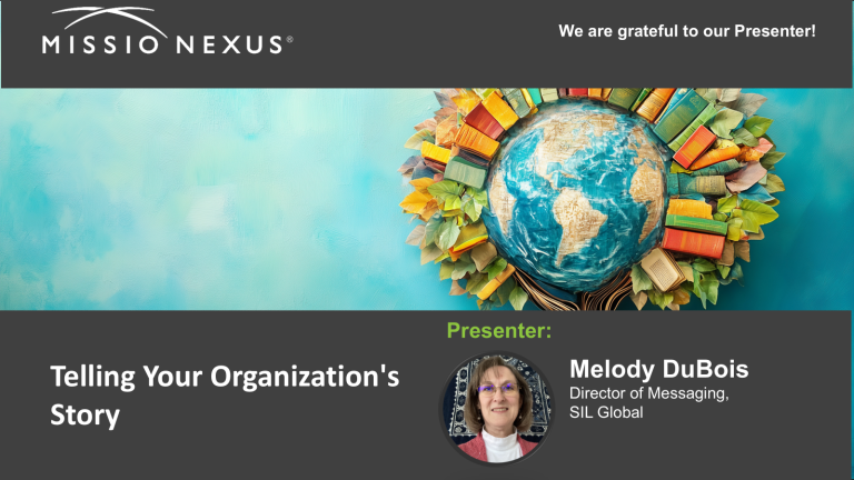 Webinar: Telling Your Organization’s Story