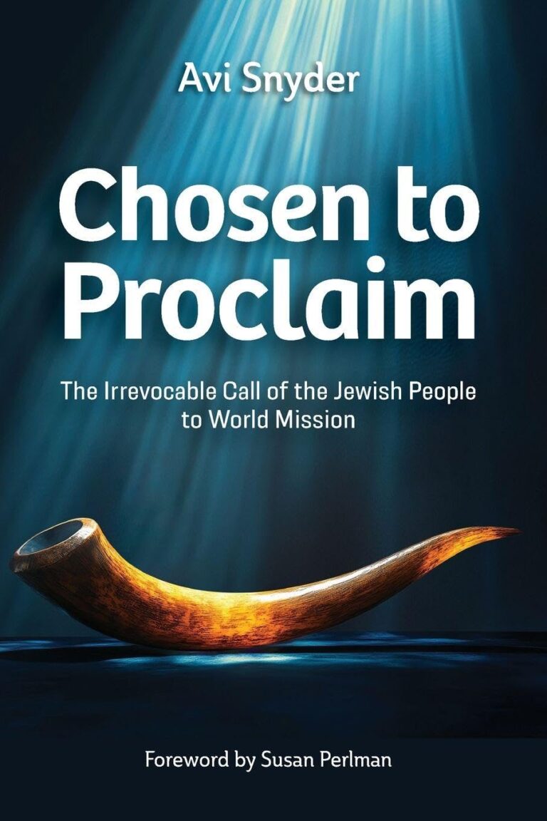 Book cover of "Chosen to Proclaim" by Avi Snyder, focusing on Jewish call to world mission.